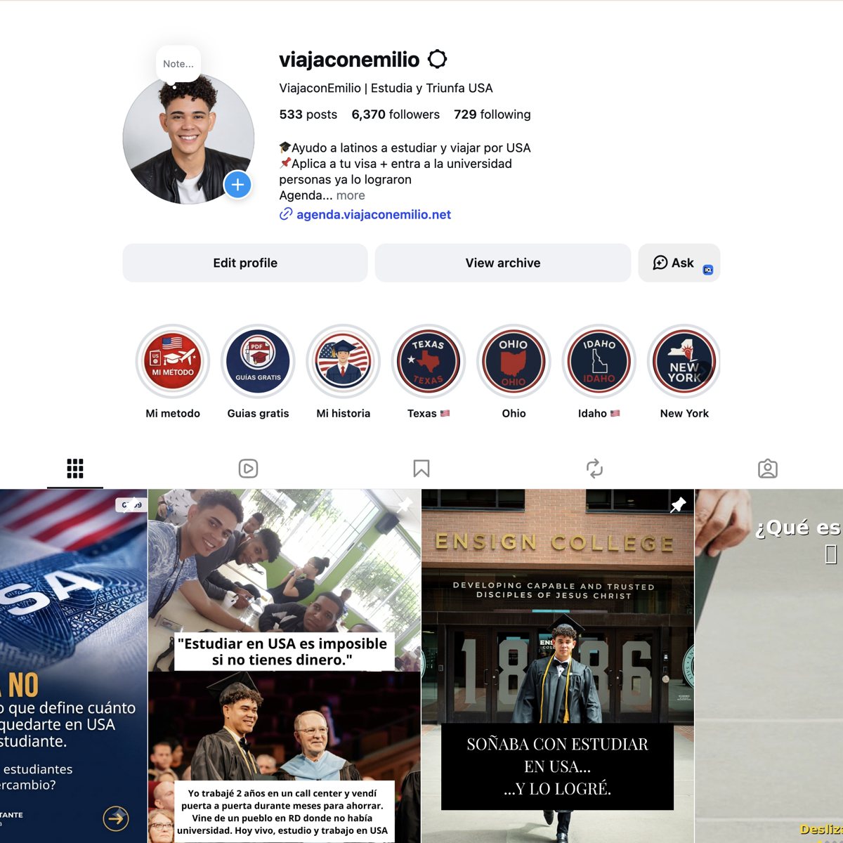 Viaja con Emilio — Instagram